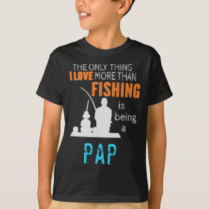 T-shirt Plus que l'amour Pêche Papy Spécial Grand-Père