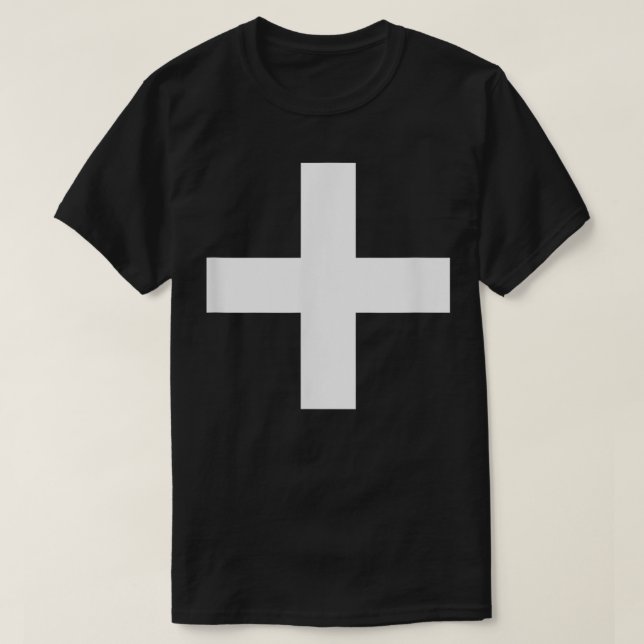 T-SHIRT PLUS SIGNER POSITIVE SYMBOLE AJOUT PONCTUATION MAR (Design devant)