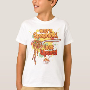 T-shirt Plus Spaghetti Moins Upsetti - Drôle Alimentation