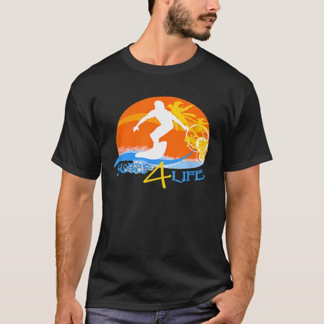 T-shirt plus Surf 4 Pour la vie (Devant)