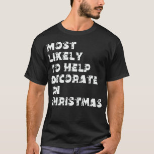 T-shirt Plus susceptible d'aider à décorer à Noël