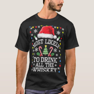 T-shirt Plus susceptible de boire tout le whisky drôle de