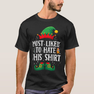 T-shirt Plus susceptible de détester ce maillot de Noël as