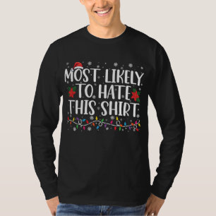 T-shirt Plus susceptible de détester ce maillot Noël en fa