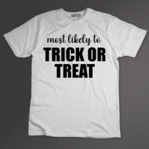 T-shirt Plus susceptible de faire Trick Or Treat Funny Hal