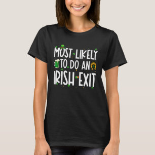 T-shirt Plus susceptible de faire une sortie irlandaise St