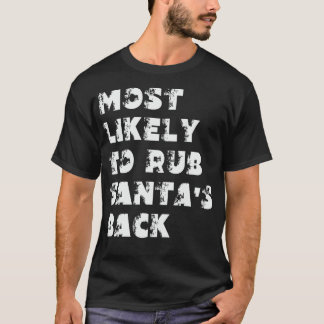 T-shirt Plus susceptible de frotter le dos du Père Noël