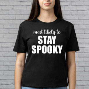 T-shirt Plus susceptible de rester drôle et effrayant Hall