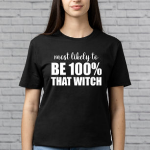 T-shirt Plus susceptible d'être 100% cette sorcière Hallow