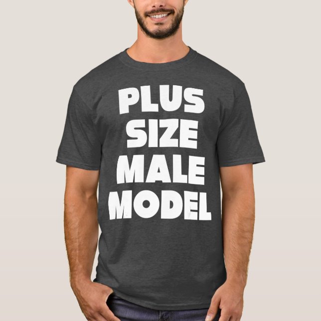 T-shirt Plus Taille Homme Modèle Funky Gros Guy ou Papa Bo (Devant)