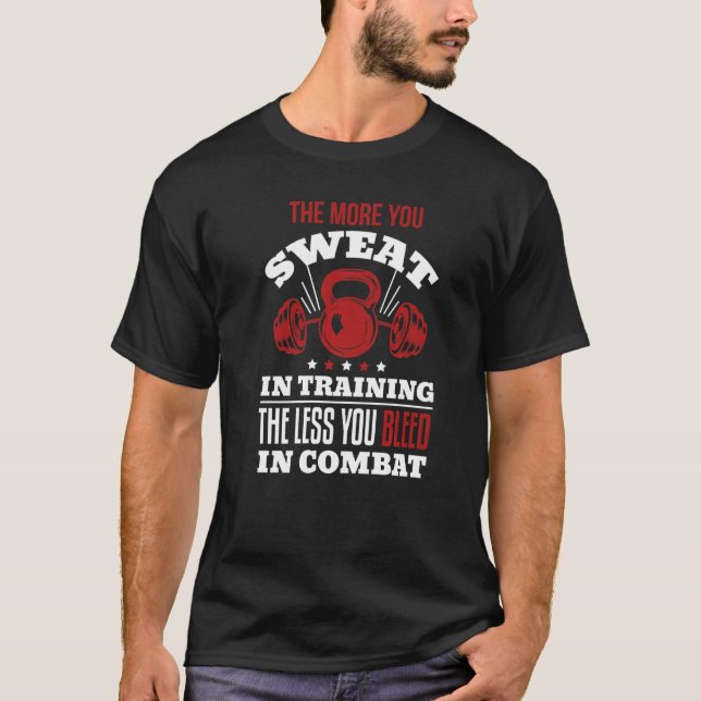 T-shirt Plus Vous Chutez En Entraînant Moins Vous Vous Ble (Devant)