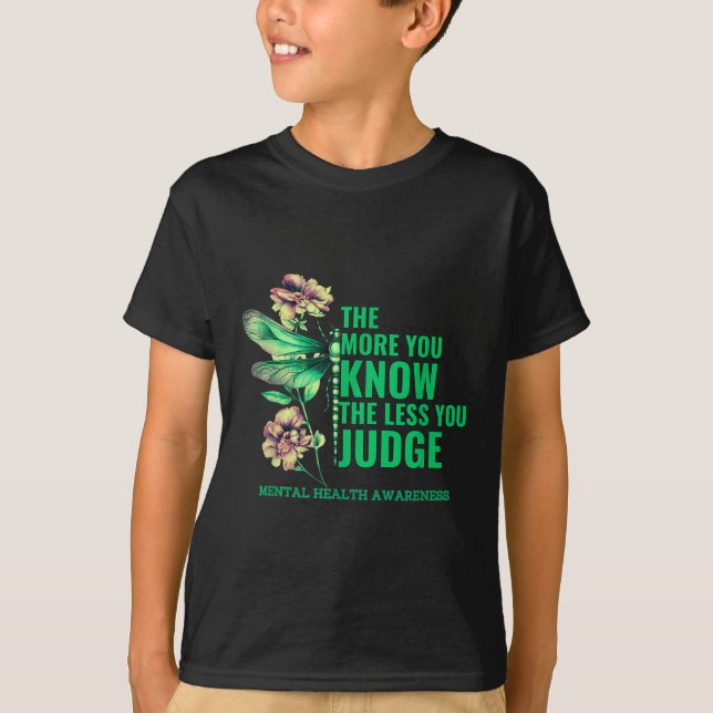T-shirt Plus Vous Connaissez Moins De Papillon Carbone Men (Devant)