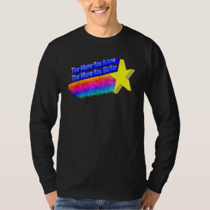 T-shirt Plus Vous En Savez, Plus Vous Souffrez De Citation