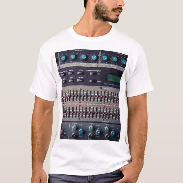 T-shirt Plusieurs boutons Sound Mixer Studio (Devant)