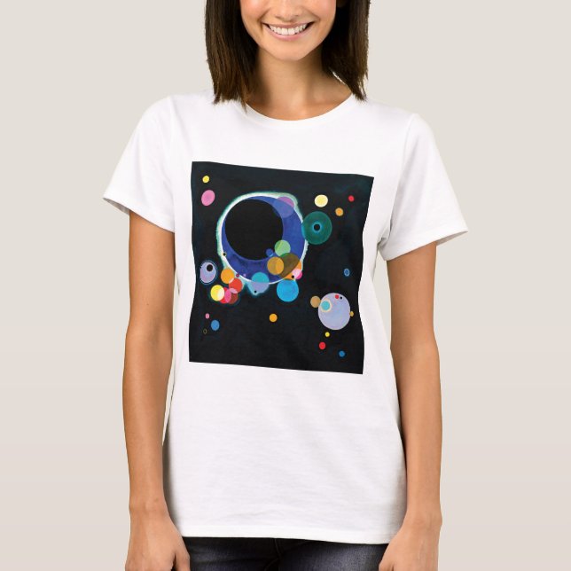 T-shirt Plusieurs cercles par Wassily Kandinsky (Devant)