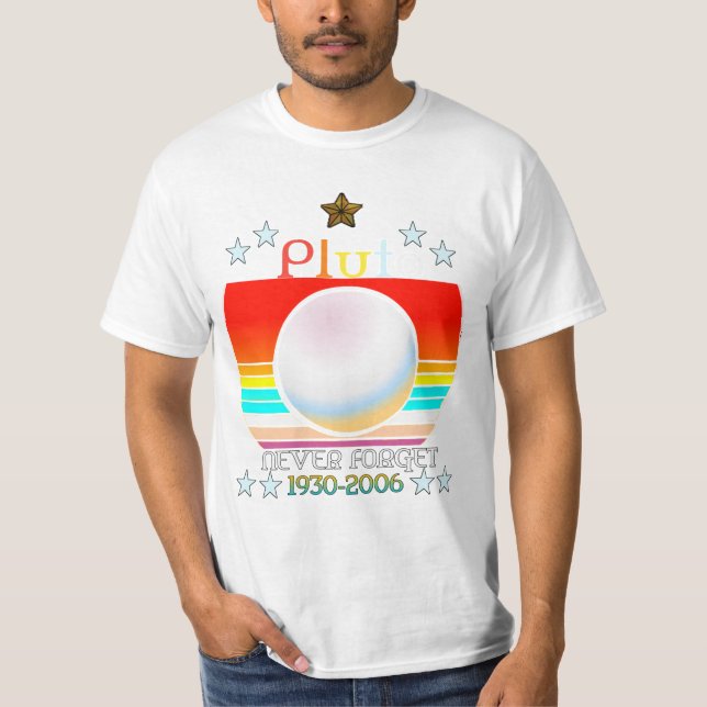 T-SHIRT PLUTO 1930-2006 (Devant)