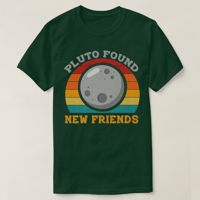 T-shirt Pluto a trouvé de nouveaux amis Solar Space Scienc (Design devant)