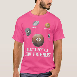 T-shirt Pluto a trouvé de nouveaux amis Solar Space Scienc