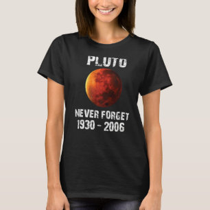 T-shirt Pluto Never Forget 1930 2006 Vintage