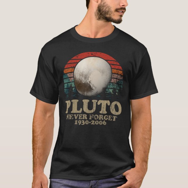 T-shirt Pluto n'oublie jamais (Devant)