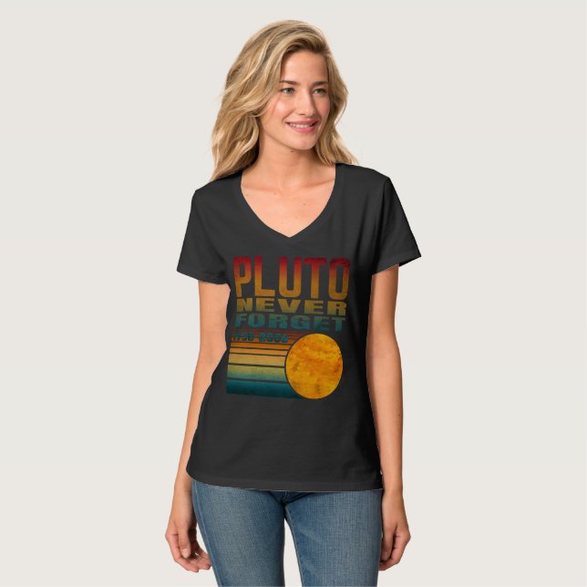 T-Shirt Pluto N'oublie Jamais (Devant entier)