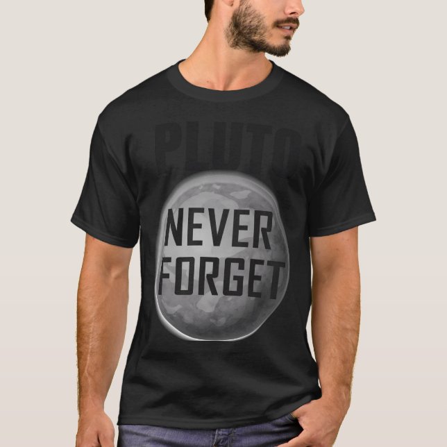 T-shirt Pluto n'oublie jamais 1930 - 2006 (Devant)