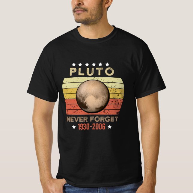 T-shirt Pluto n'oublie jamais 1930-2006 (Devant)
