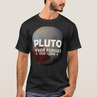 T-shirt Pluto n'oublie jamais les amateurs de science