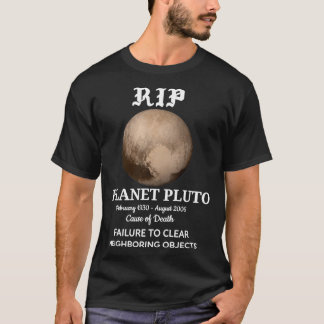 T-shirt Pluto Planet RIP Essentiel