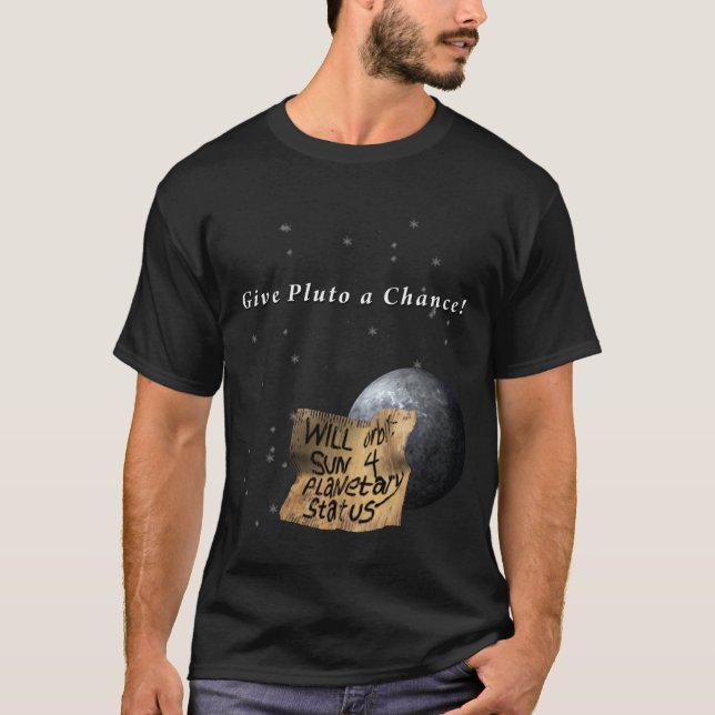 T-shirt Pluton a besoin d'un travail (Devant)
