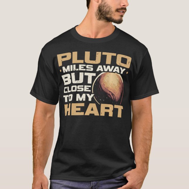 T-shirt Pluton Astrologie Science de l'Espace Planète Astr (Devant)