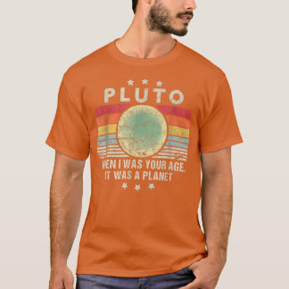 T-shirt Pluton C'était une planète dans mon âge Style Rétr