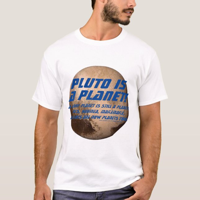 T-shirt Pluton est une planète ! (Devant)