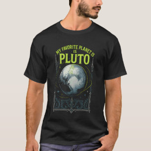 T-shirt Pluton Ma Planète Préférée Espace Enfants Vintage