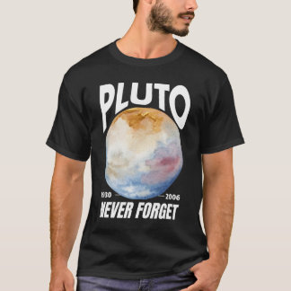 T-shirt Pluton N'Oublie Jamais Pluton Est Une Galaxie Plan