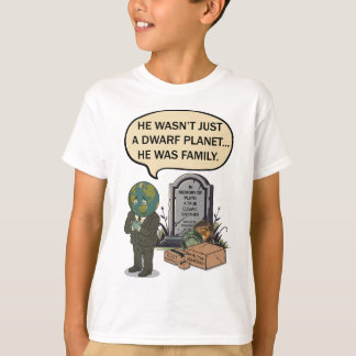 T-shirt Pluton N'oubliez Jamais Planète Naine Humour Spati