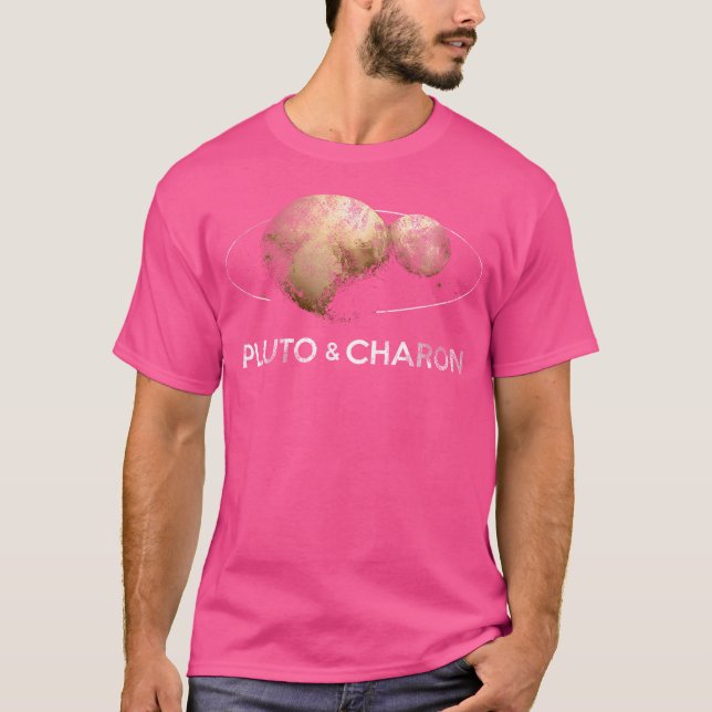 T-shirt Pluton Planet Charon Lune Astronomie du système so (Devant)