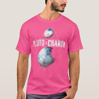 T-shirt Pluton Planet Charon Lune Astronomie du système so