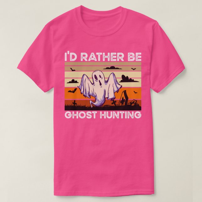 T-shirt Plutôt Chasse Aux Fantômes (Design devant)