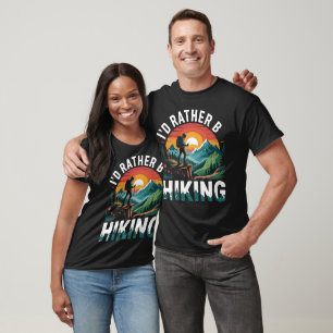 T-shirt Plutôt être Randonnée aventure