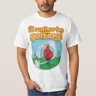 T-shirt Plutôt être une chemise de golf