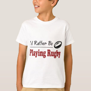 T-shirt Plutôt joue au rugby