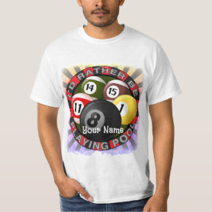 T-shirt Plutôt jouer au billard
