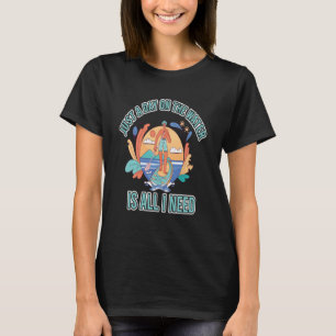 T-shirt Plutôt pagayer me trouver sur le plateau de la vac