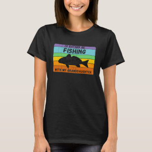 T-shirt Plutôt Pêcher Avec Grandgirl Vintage Grand