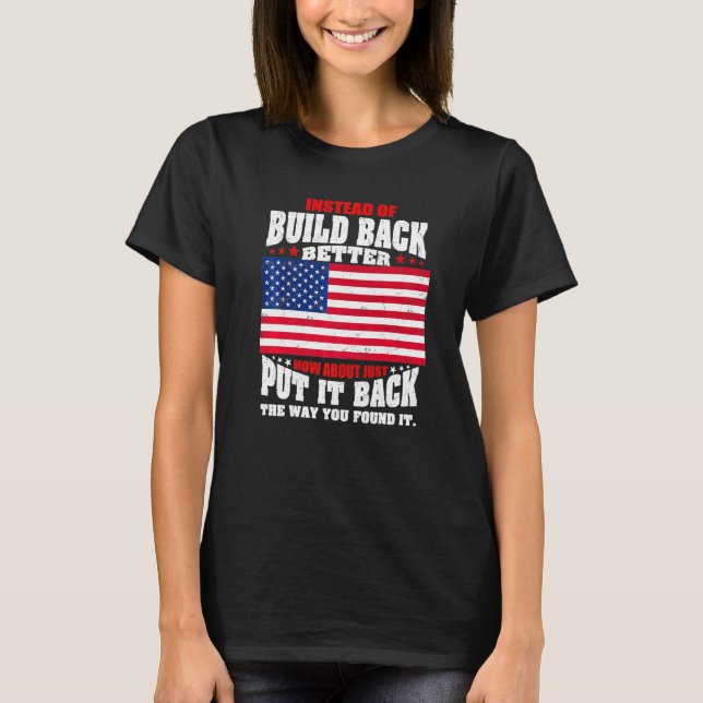 T-shirt Plutôt Que De Mieux Réaliser Comment Se Contenter  (Devant)