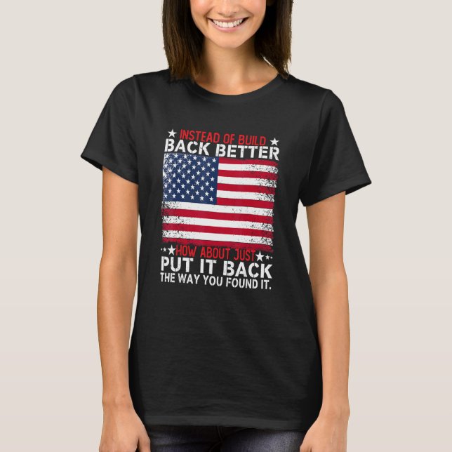 T-shirt Plutôt Que De Mieux Réaliser Comment Se Contenter  (Devant)