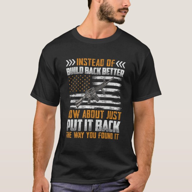 T-shirt Plutôt Que De Mieux Réaliser Comment Se Contenter  (Devant)
