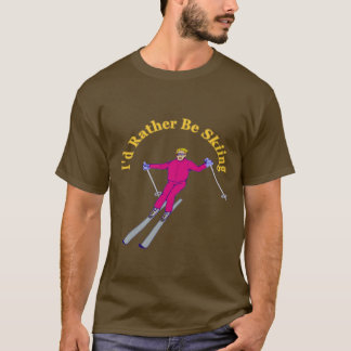 T-shirt Plutôt Skier