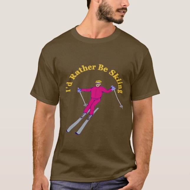 T-shirt Plutôt Skier (Devant)